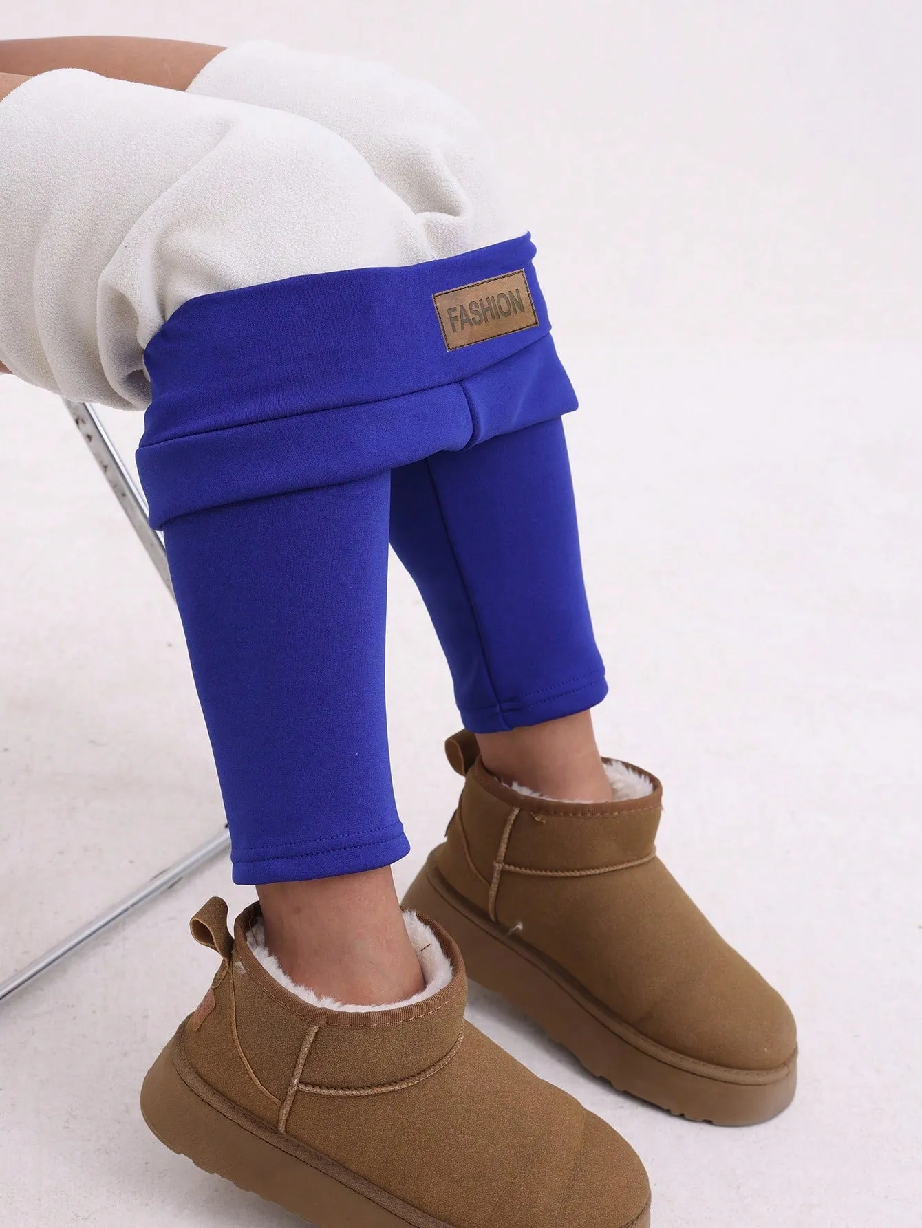1 Piece Of Women's Autumn And Winter Plus Fleece Thick And Thickened Yoga Pants, Elastic High Waisted Leggings For External Wear, And Warm Outdoor Sports Pants For Home And Hiking