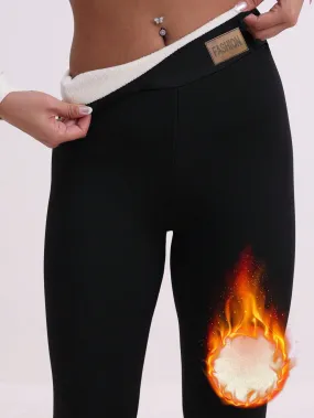 1 Piece Of Women's Autumn And Winter Plus Fleece Thick And Thickened Yoga Pants, Elastic High Waisted Leggings For External Wear, And Warm Outdoor Sports Pants For Home And Hiking