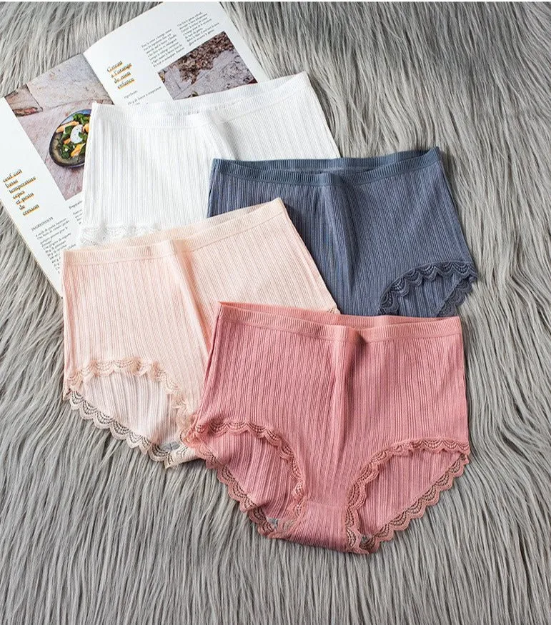 2XL 3 Pack Assorted Color  Textured Stripe Cotton Underwear