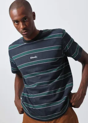 Afends Mens Boston Jon - Retro Fit Tee - Black