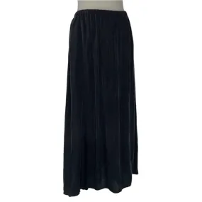 American Vintage Brand New Black Washed Silk Maxi Skirt L