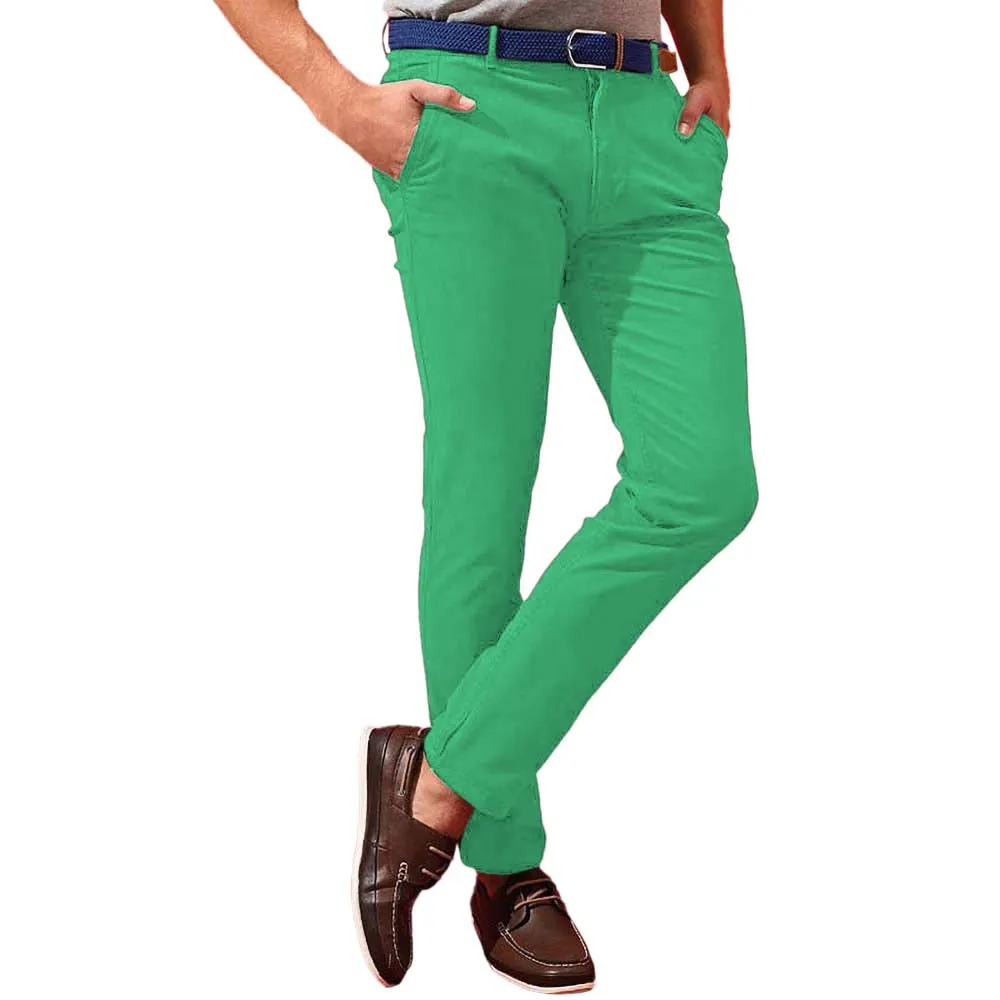 Asquith & Fox |  Mens Slim Fit Cotton Chino Trousers