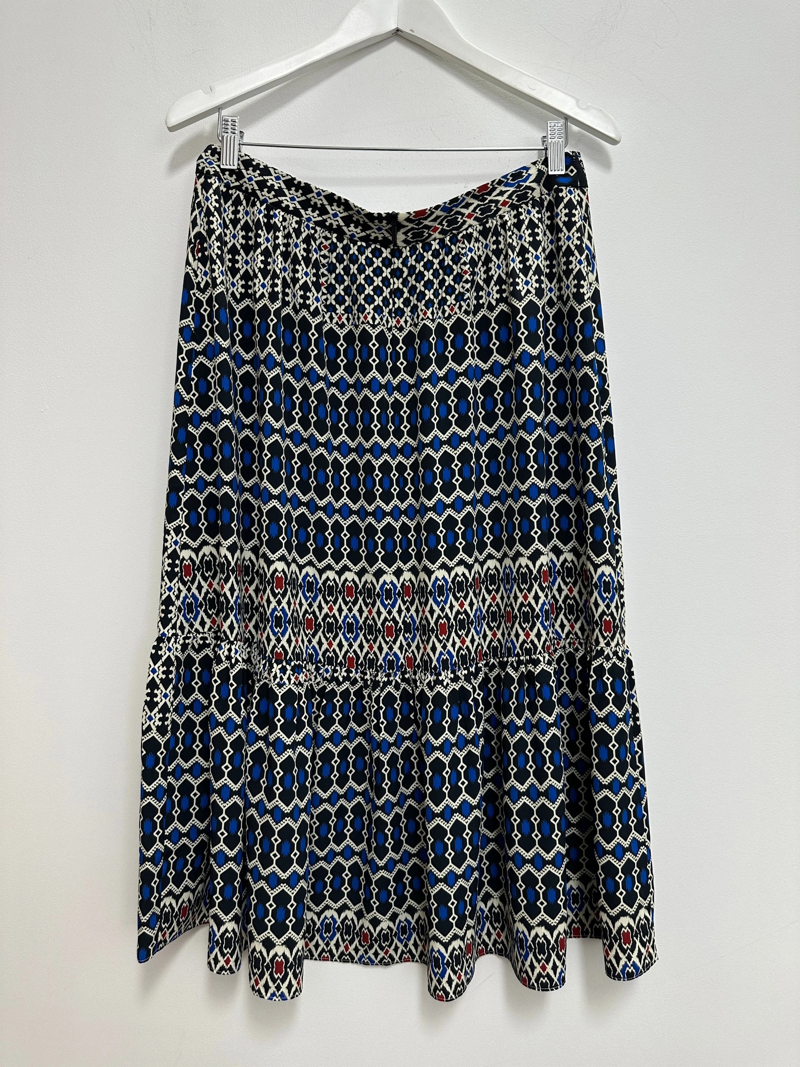 Aztec Print Midi Skirt