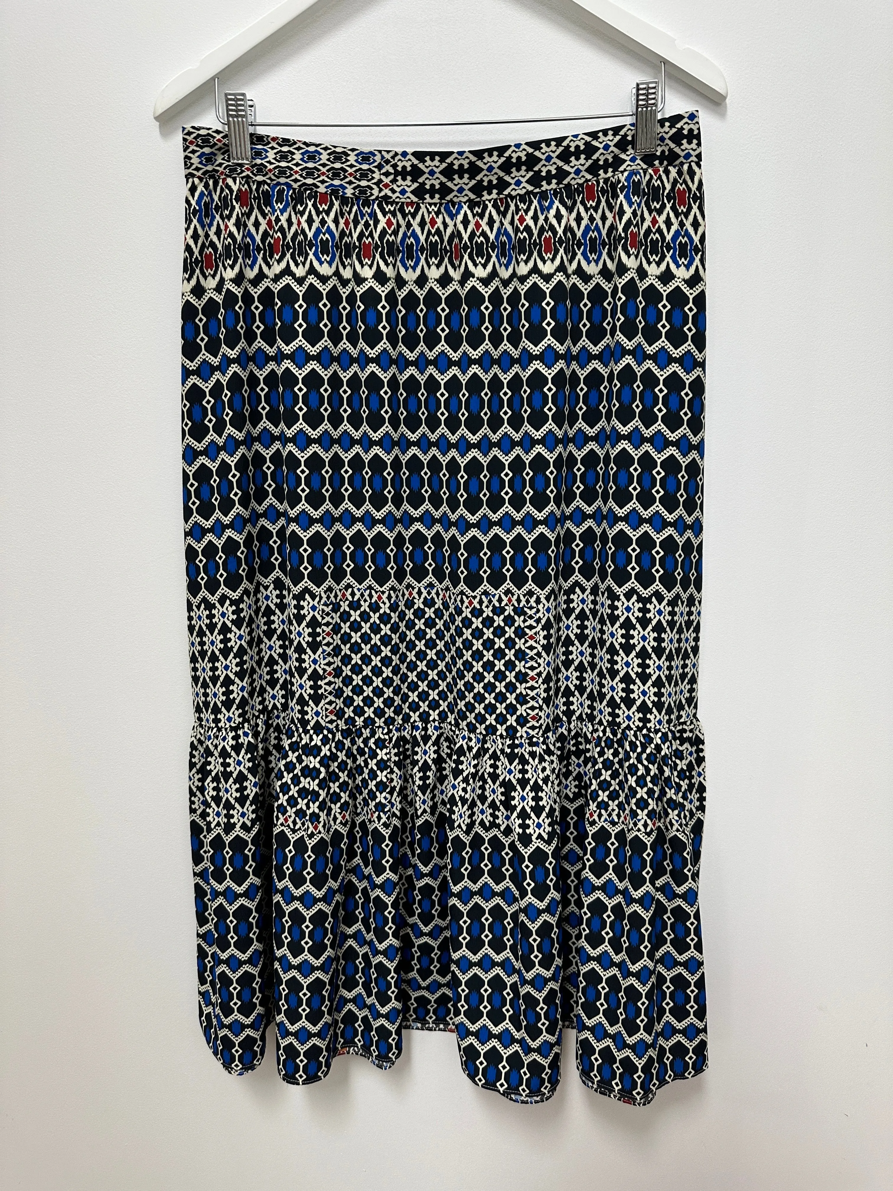 Aztec Print Midi Skirt