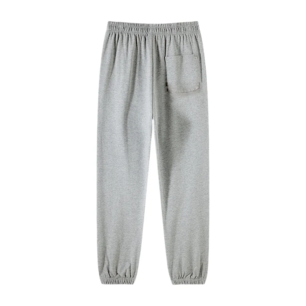 Baggy fleece sweat pant with graphic stripe