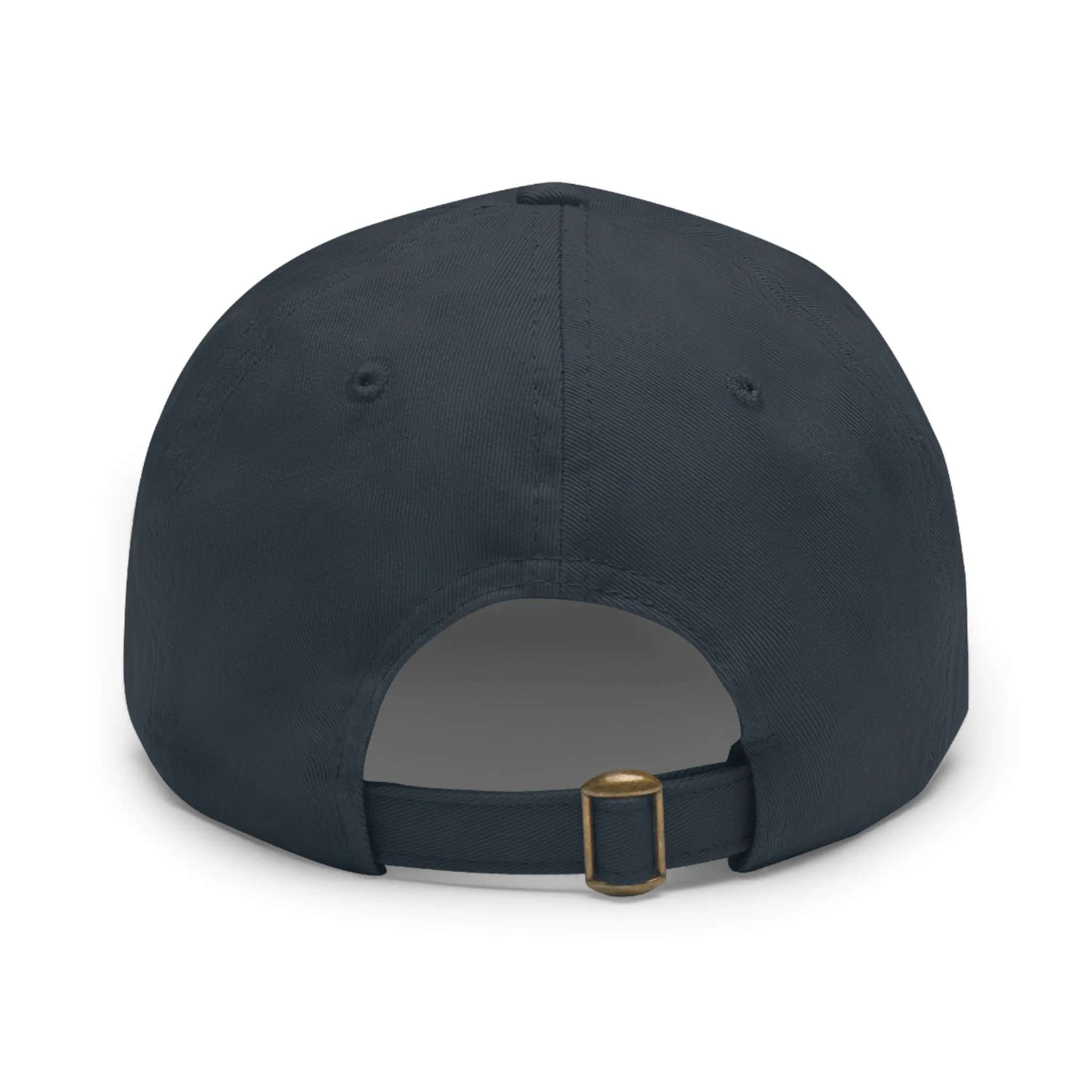 Baseball Hat with Leather Patch and custom portrait