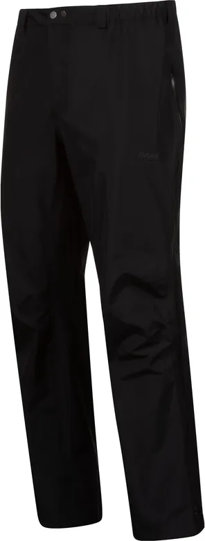 Bergans Men&#x27;s Vandre Light 3L Shell Zipped Pants Black | Buy Bergans Men&#x27;s Vandre Light 3L Shell Zipped Pants Black here | Outnorth