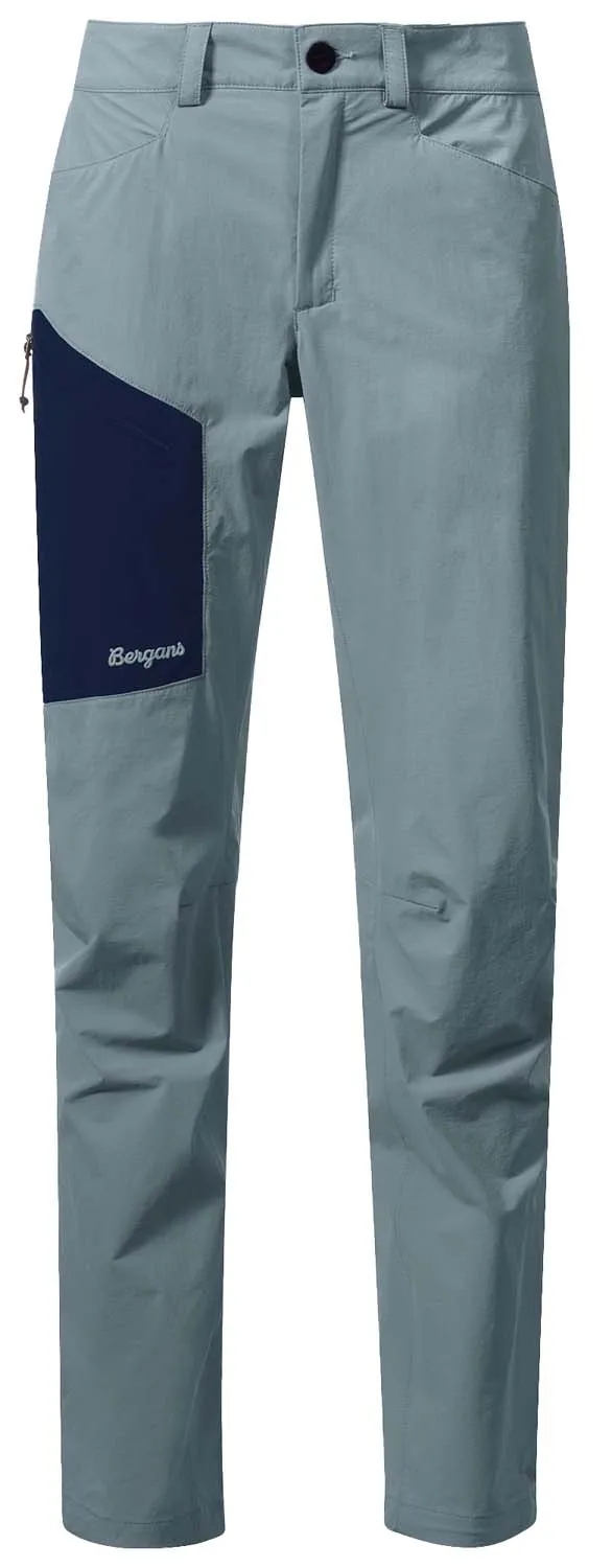Bergans Women&#x27;s Vaagaa Light Softshell Pants Husky Blue/Navy Blue | Buy Bergans Women&#x27;s Vaagaa Light Softshell Pants Husky Blue/Navy Blue here | Outnorth