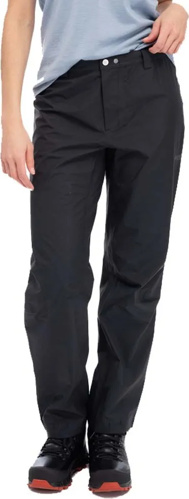 Bergans Women&#x27;s Vandre Light 3L Shell Zipped Pants Black | Buy Bergans Women&#x27;s Vandre Light 3L Shell Zipped Pants Black here | Outnorth