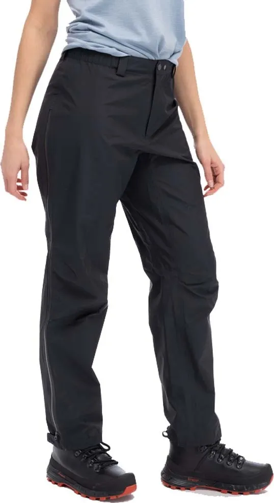 Bergans Women&#x27;s Vandre Light 3L Shell Zipped Pants Black | Buy Bergans Women&#x27;s Vandre Light 3L Shell Zipped Pants Black here | Outnorth