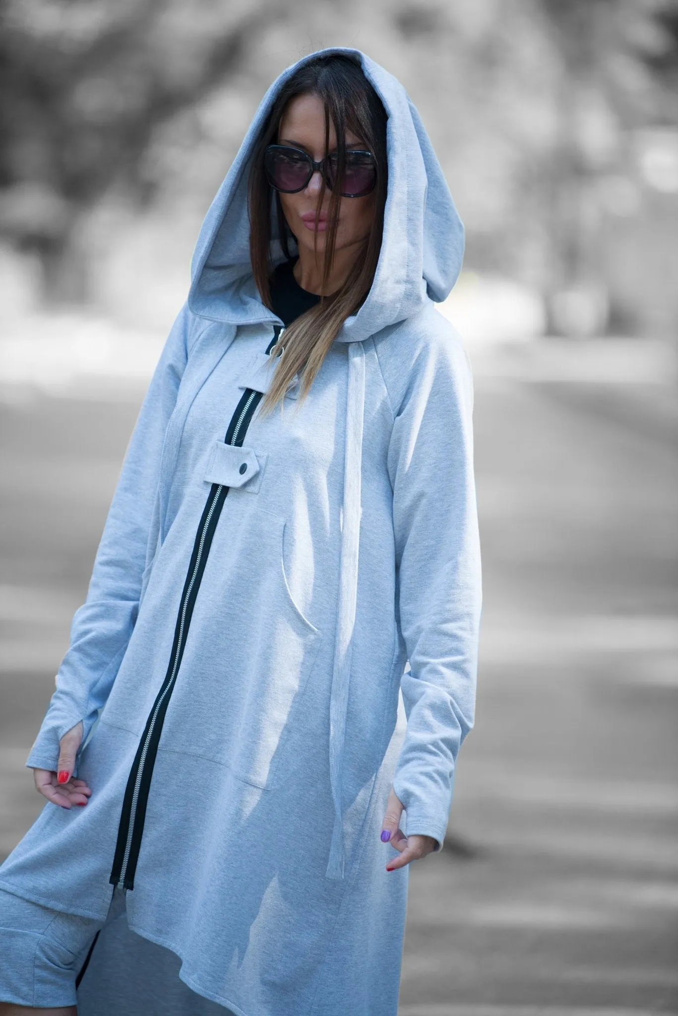 BETHANY Hooded Long Women Vest