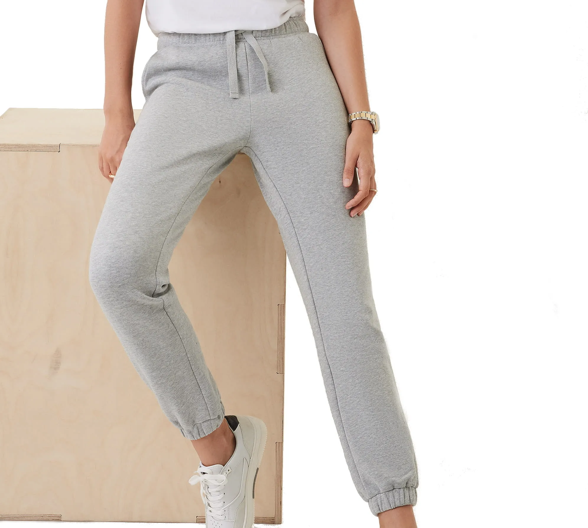 Björn Borg Women&#x27;s Centre Pants Light Grey Melange | Buy Björn Borg Women&#x27;s Centre Pants Light Grey Melange here | Outnorth