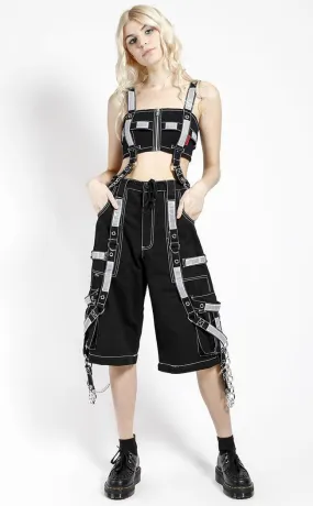 Black Reflective Chain Crop