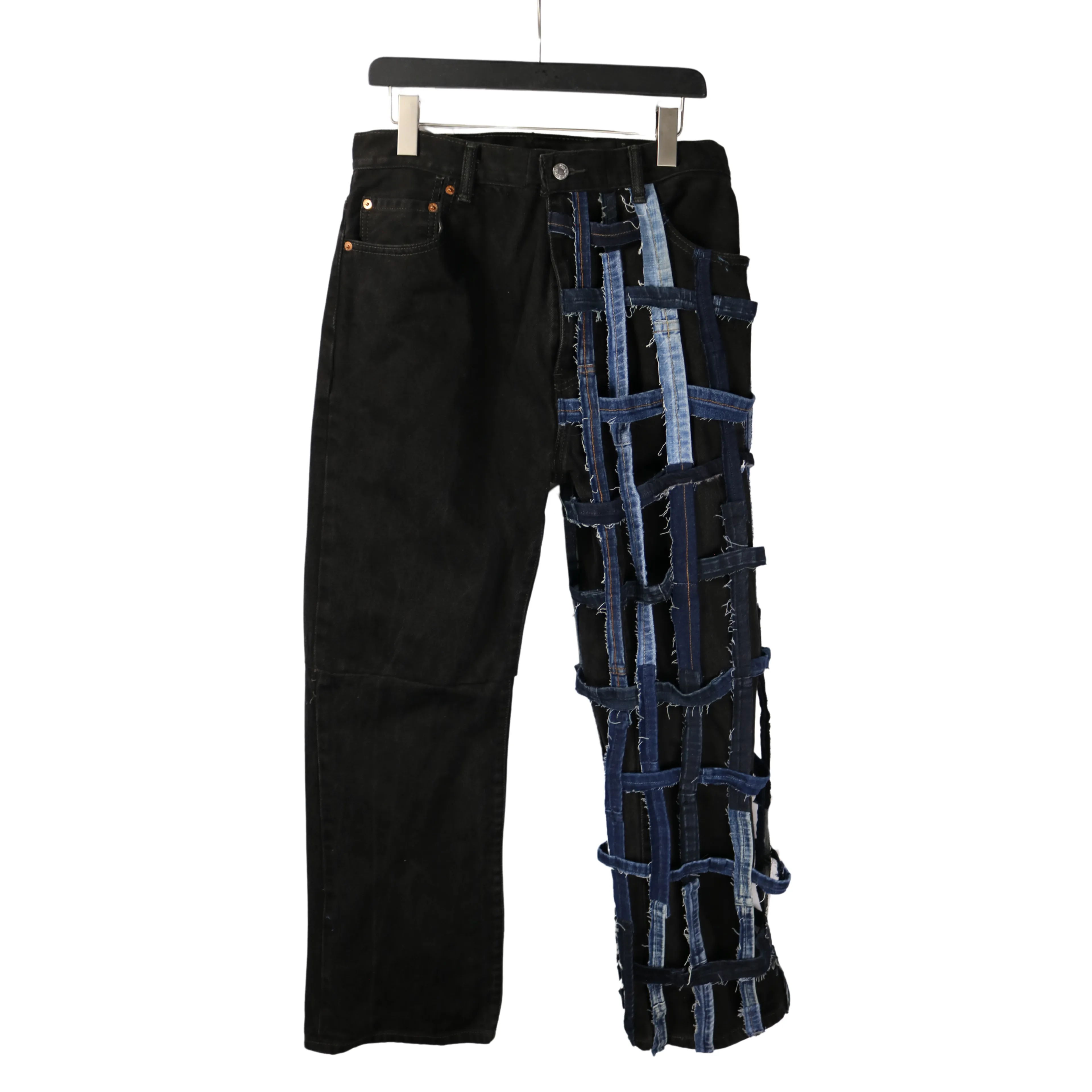 Black Sheep - Upcycled wide leg jeans
