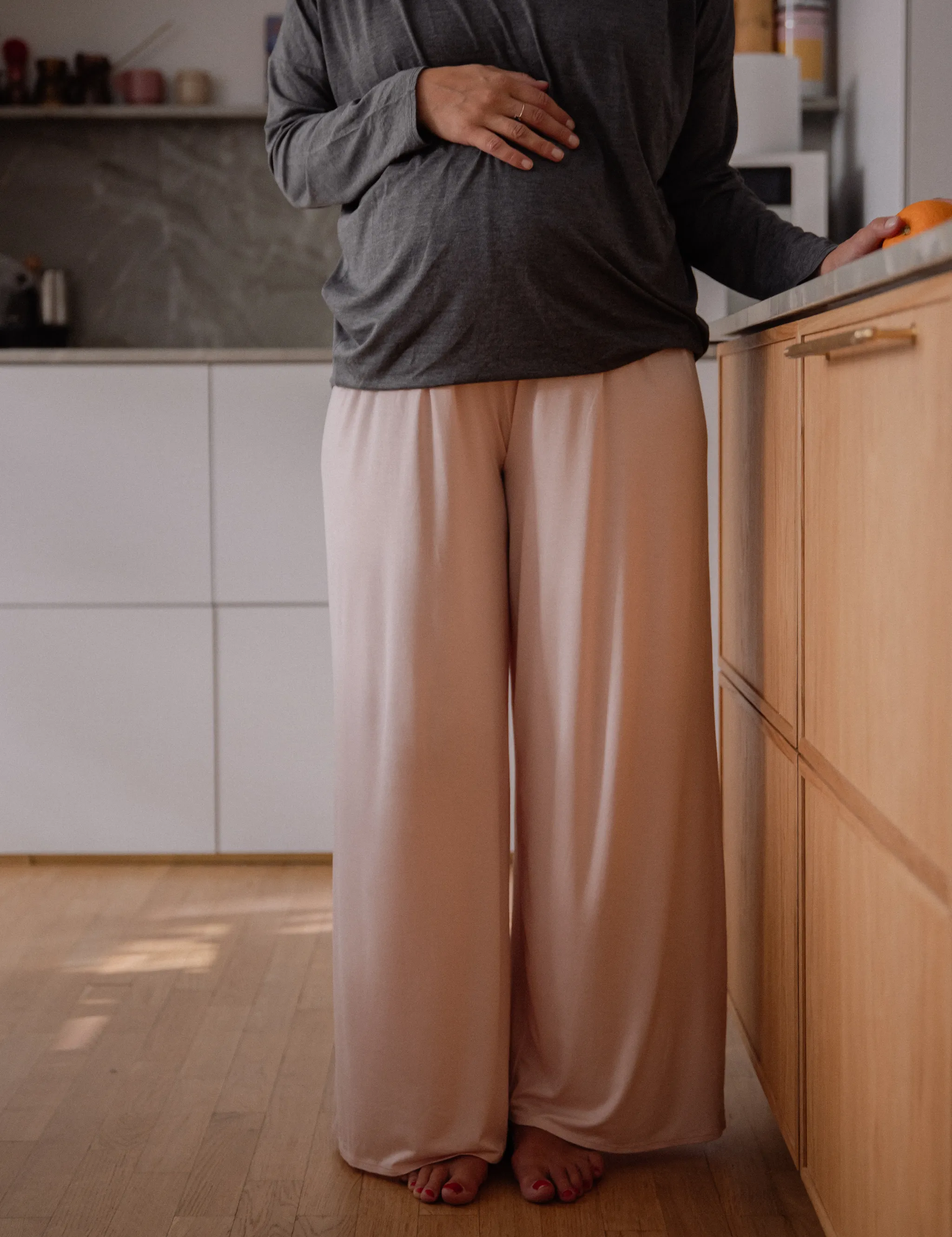 Boyfriend Pants · blush pink