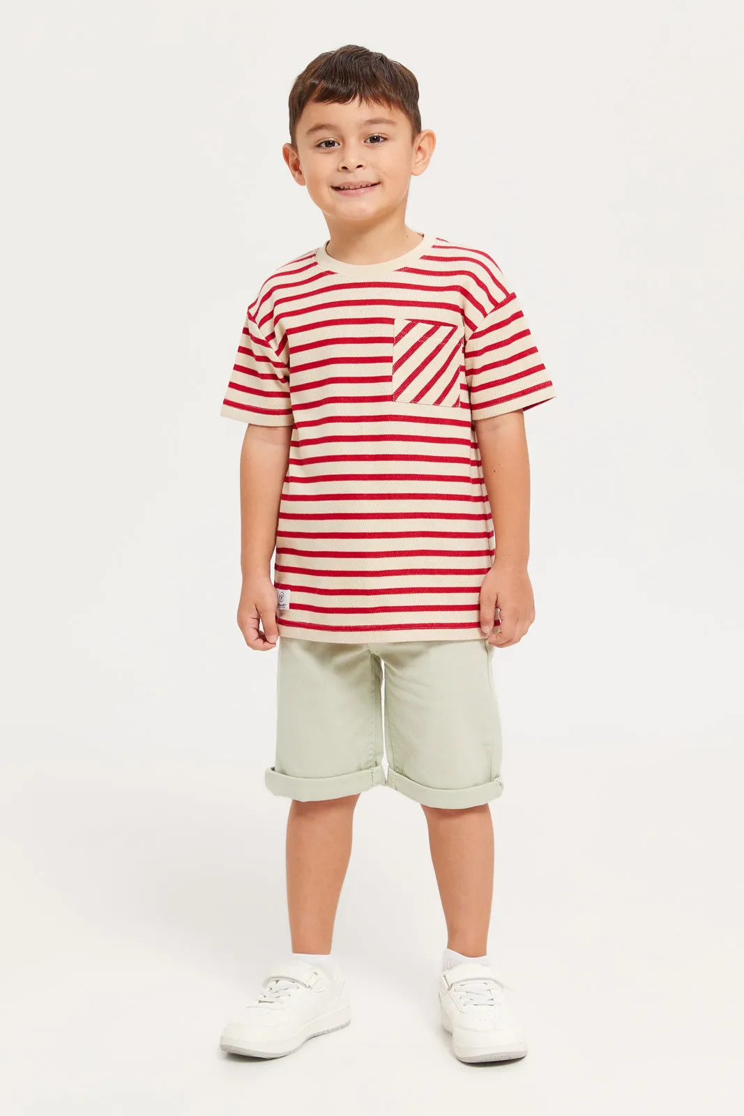 Boys Mint 5 Pockets Shorts