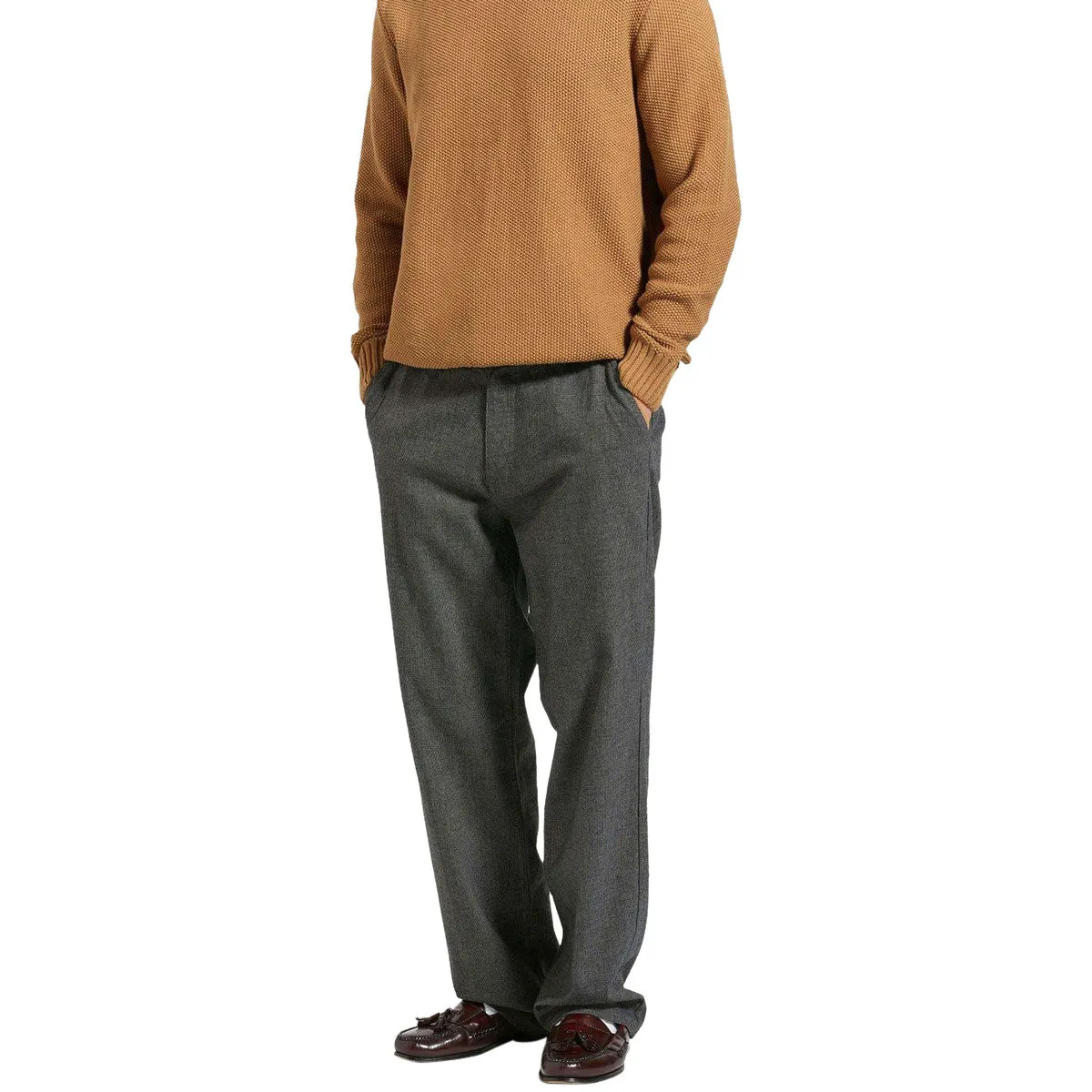 Brixton Choice Chino Relaxed Pants - Mixed Tweed