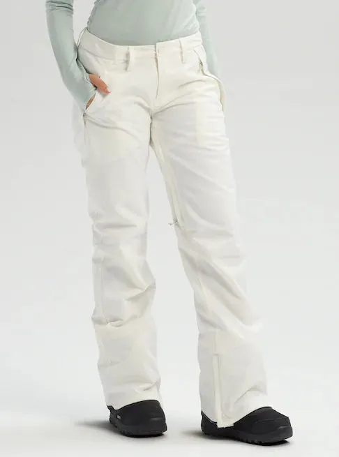 Burton Womens Society Pant-XS Tall - Stout White