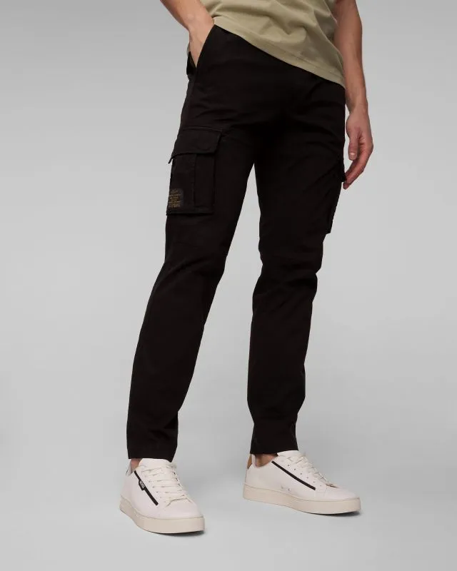 Cargo trousers in stretch gabardine