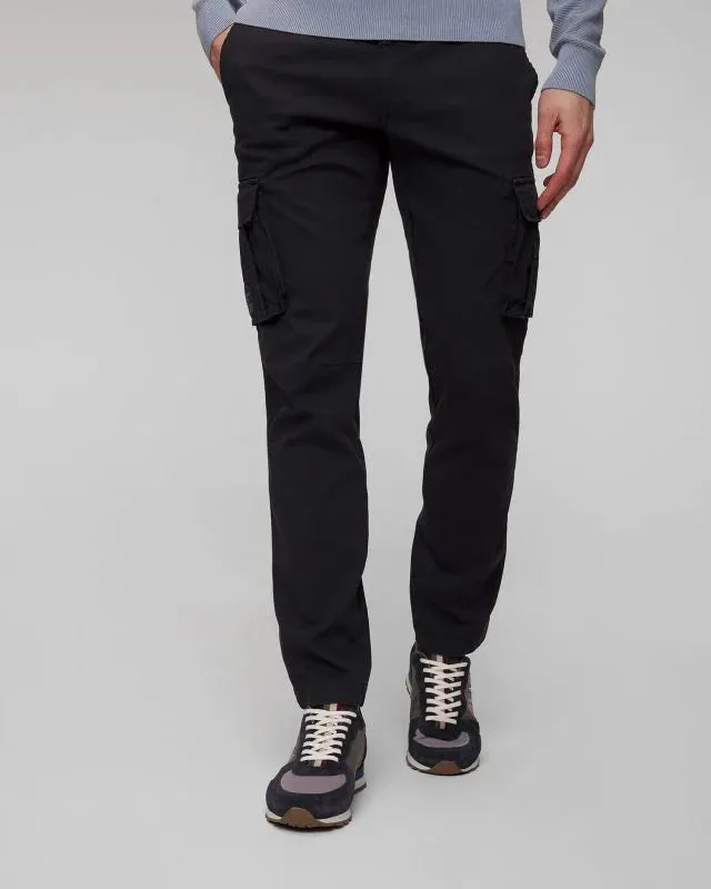 Cargo trousers in stretch gabardine