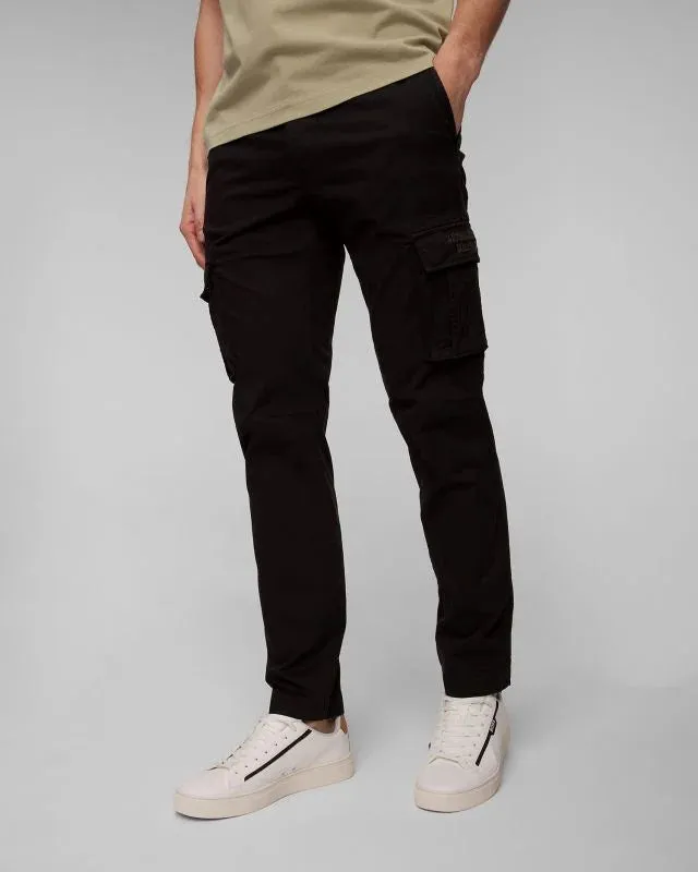 Cargo trousers in stretch gabardine
