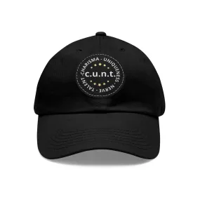 Charisma Uniqueness Nerve and Talent Hat with Round Patch
