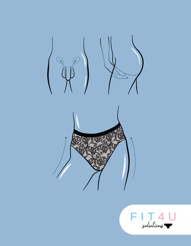 Cheeky Active fit underwear - Dark Nude -tucking underwear