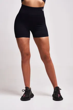 Chino Recycled Rib Booty Shorts – Black
