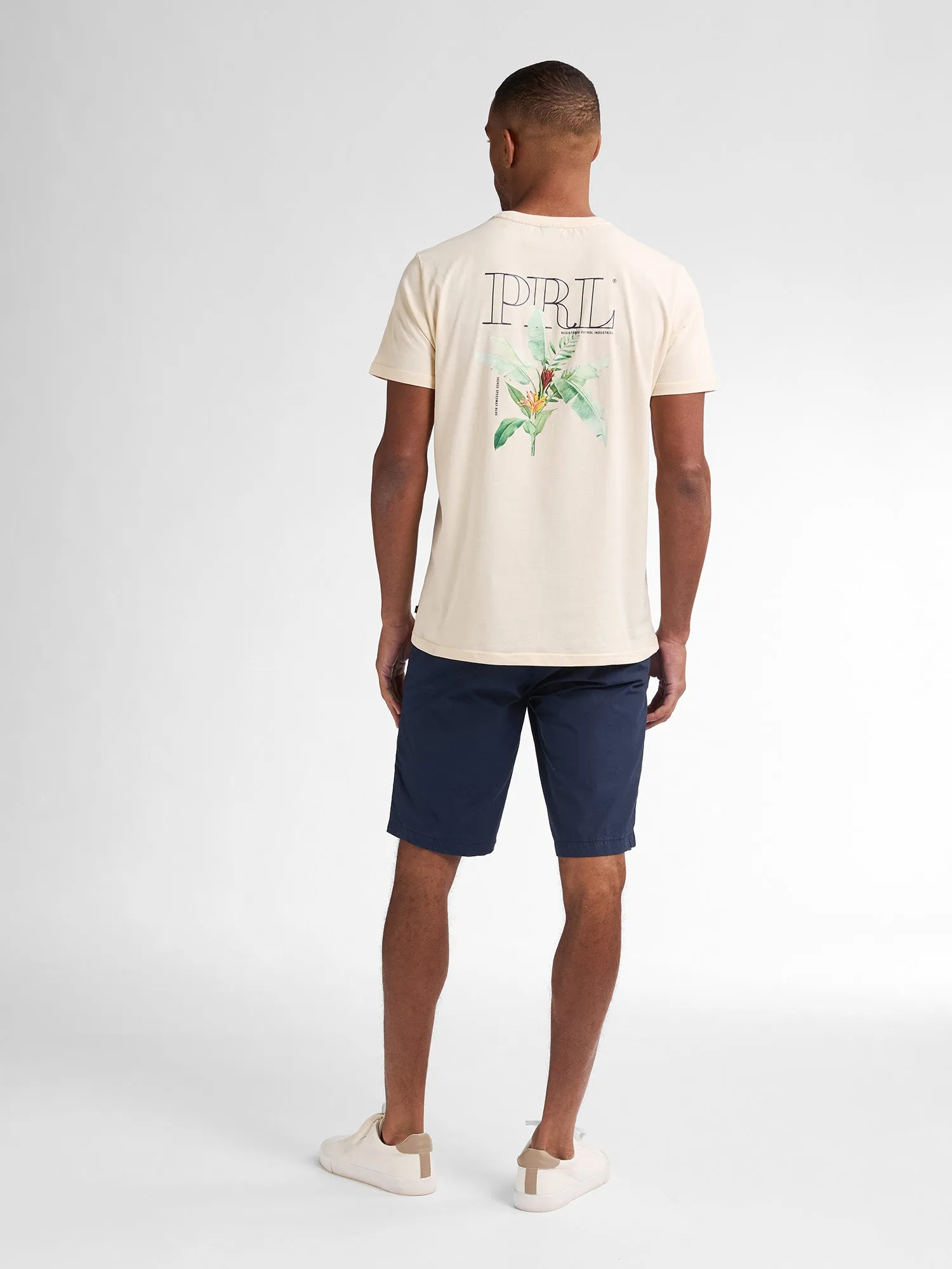 Chino Shorts with Belt Tropico