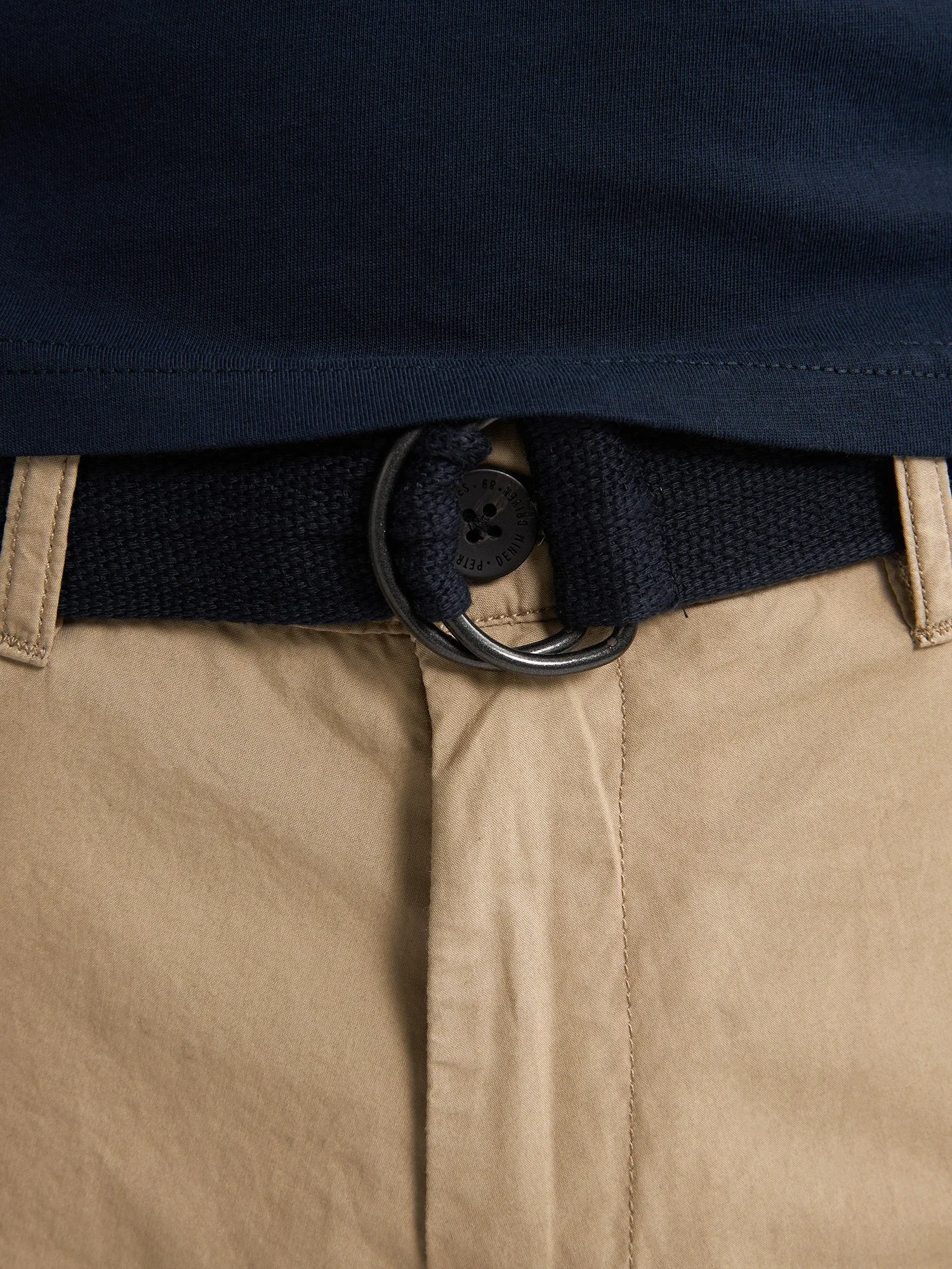 Chino Shorts with Belt Tropico