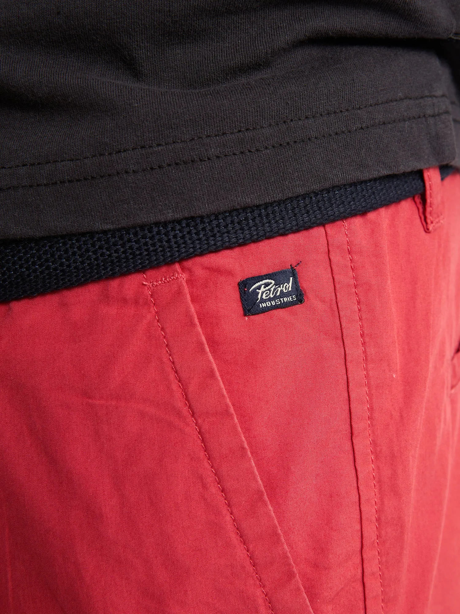 Chino Shorts with Belt Tropico