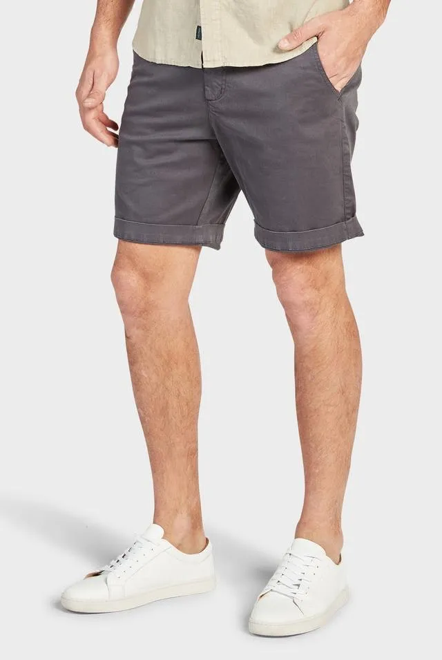 Cooper Chino Short in Charcoal