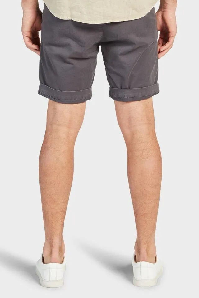 Cooper Chino Short in Charcoal