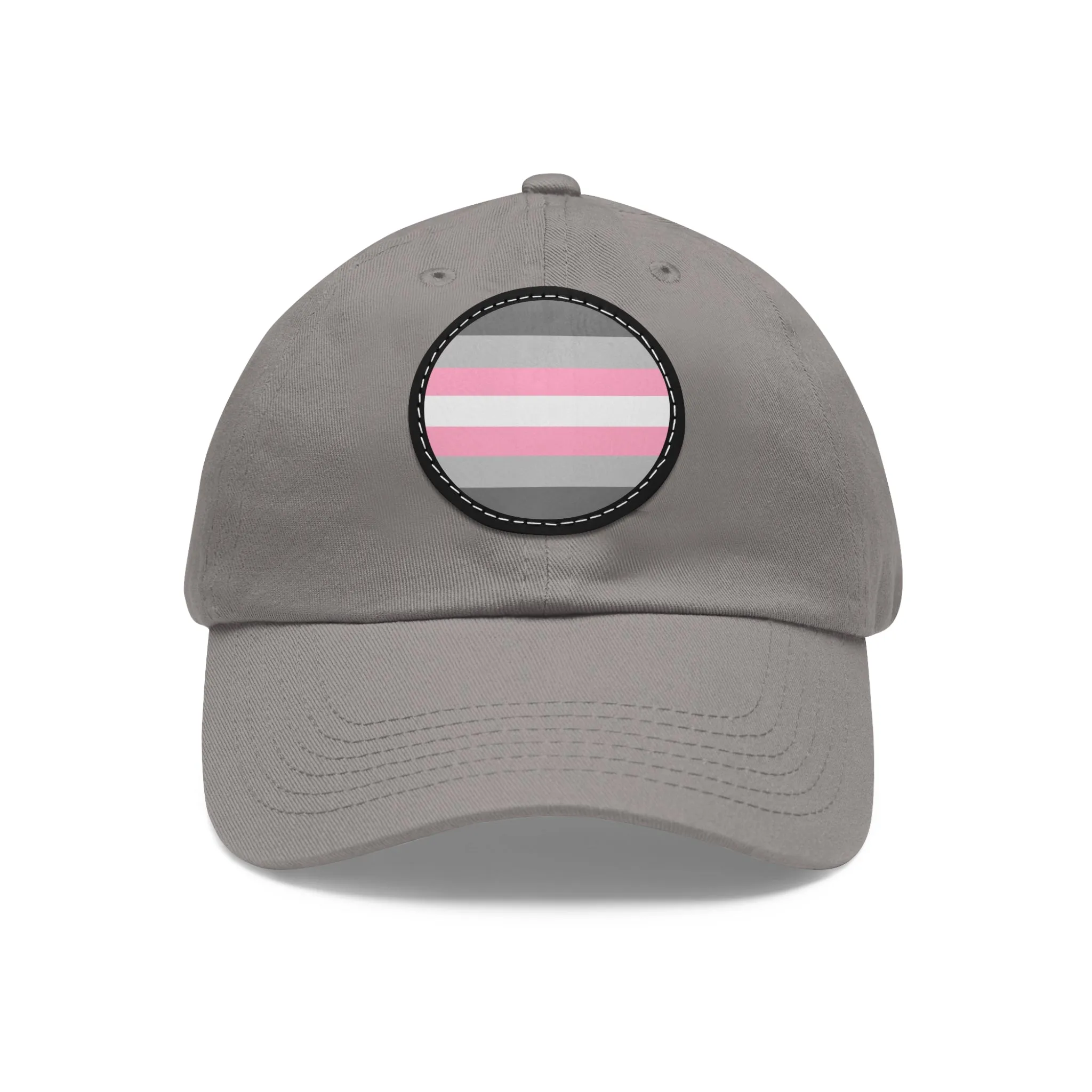 Demigirl Pride Hat with Round Patch