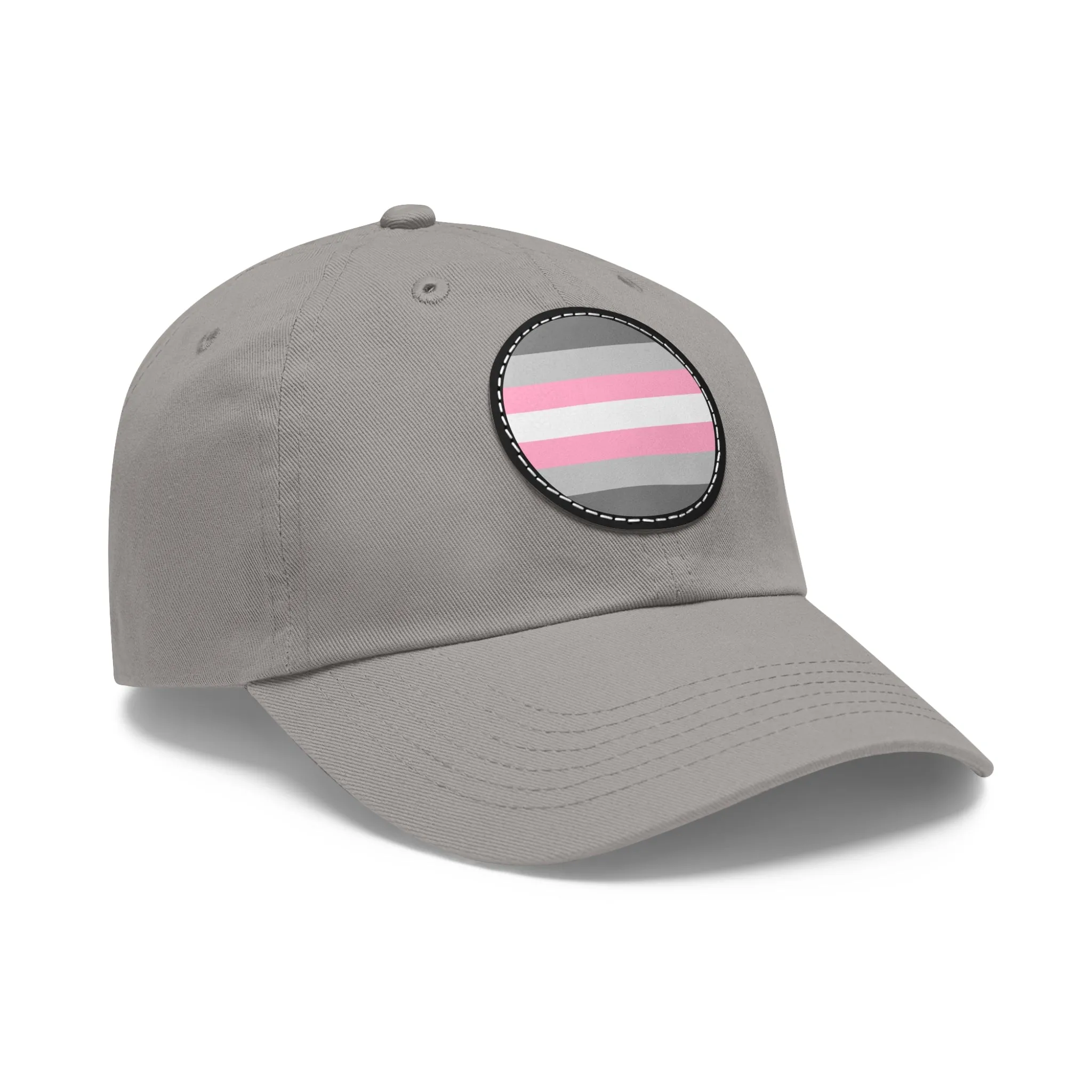 Demigirl Pride Hat with Round Patch