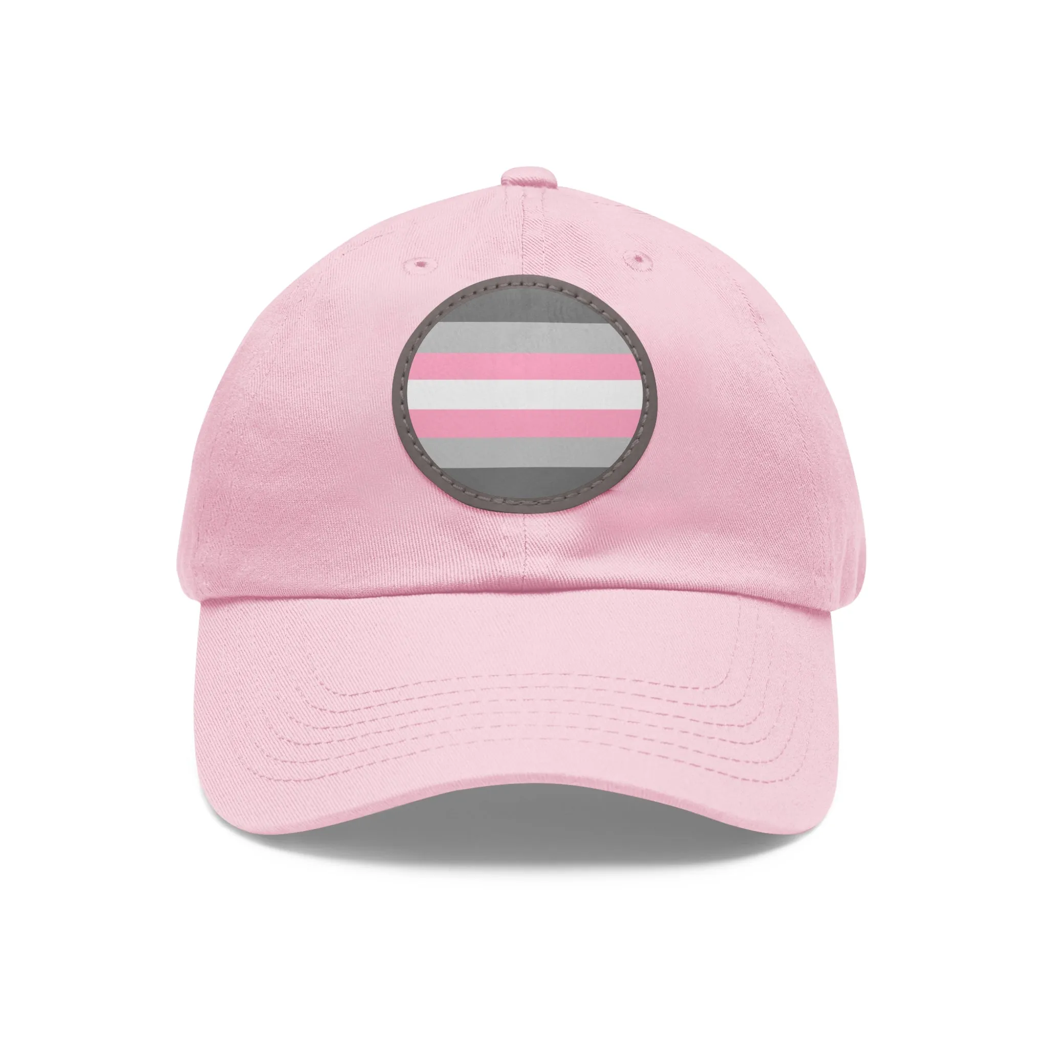 Demigirl Pride Hat with Round Patch