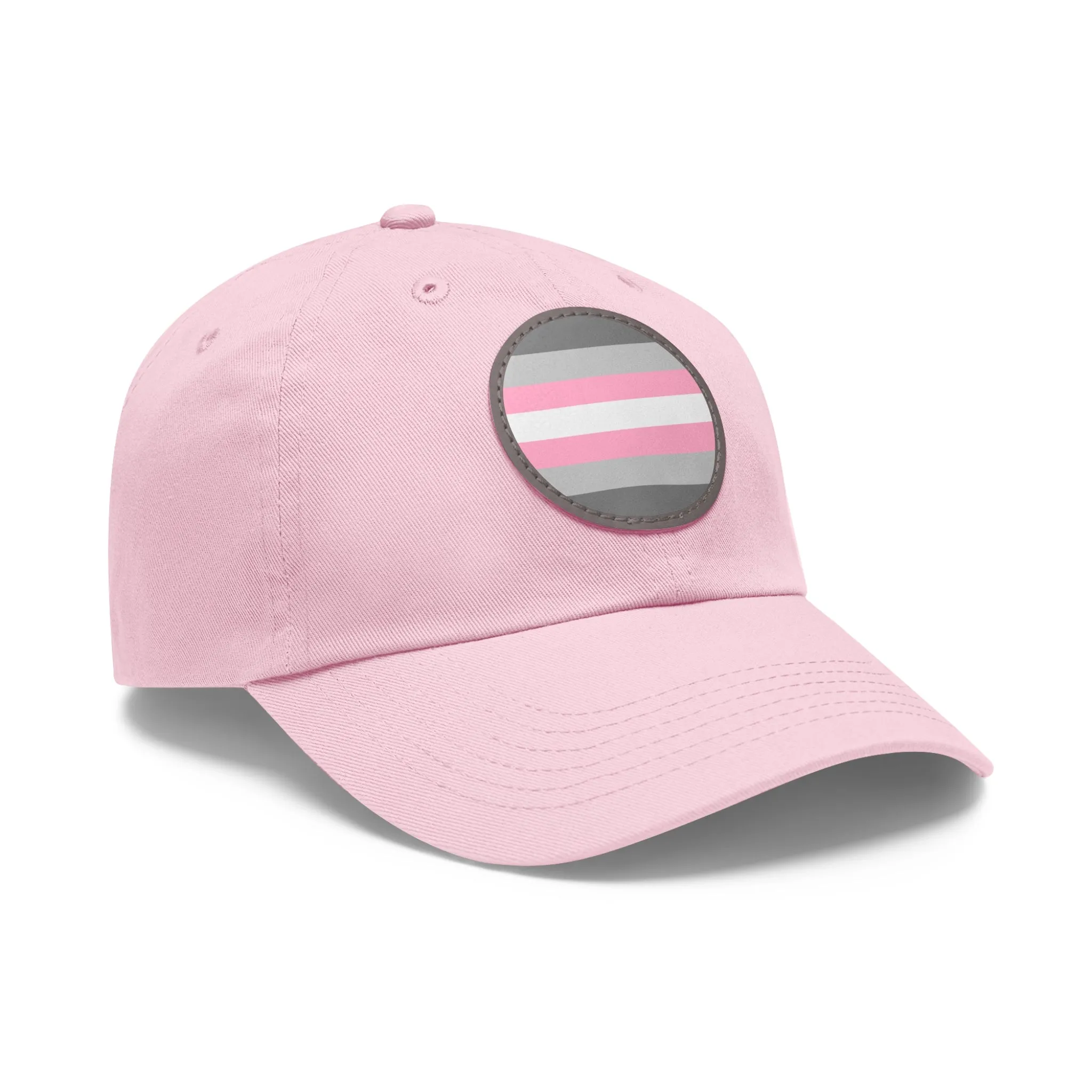 Demigirl Pride Hat with Round Patch