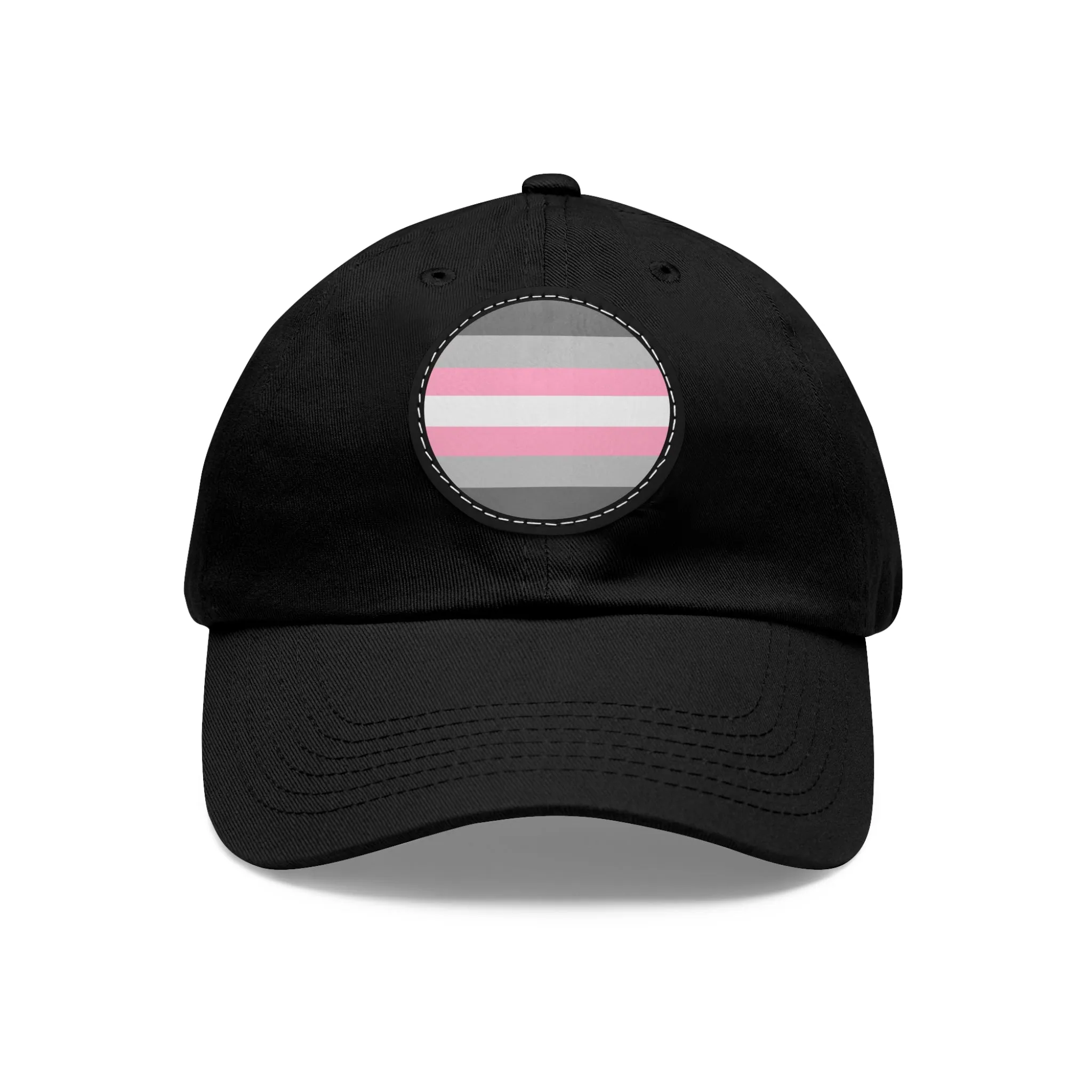 Demigirl Pride Hat with Round Patch