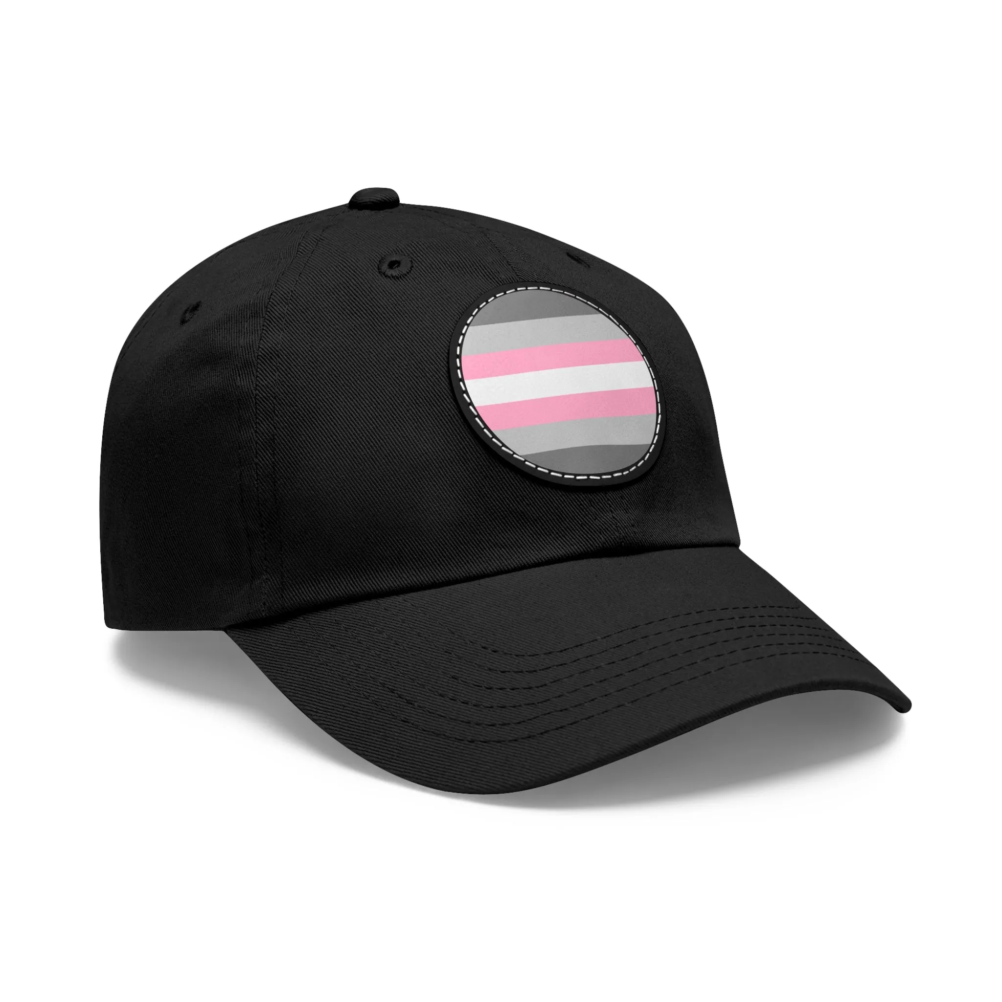 Demigirl Pride Hat with Round Patch