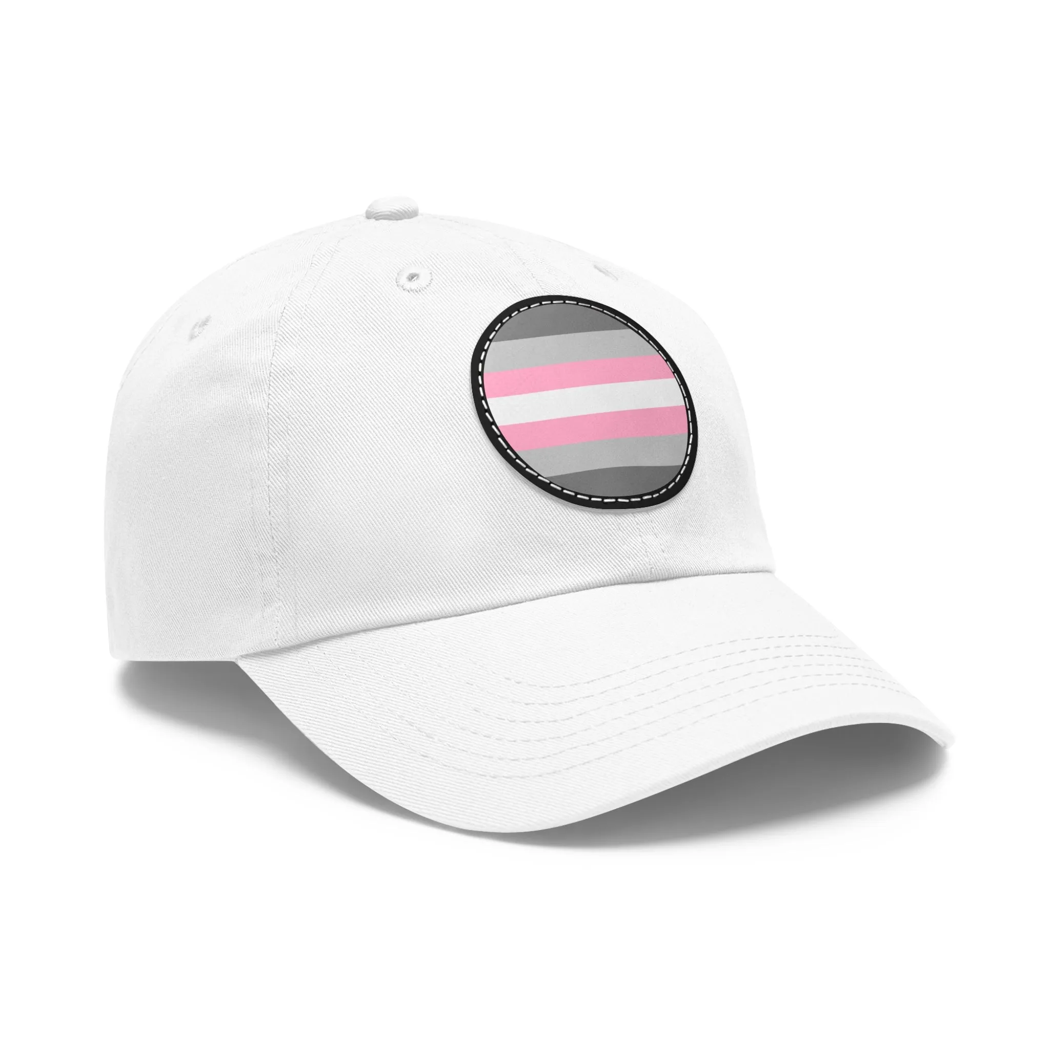 Demigirl Pride Hat with Round Patch