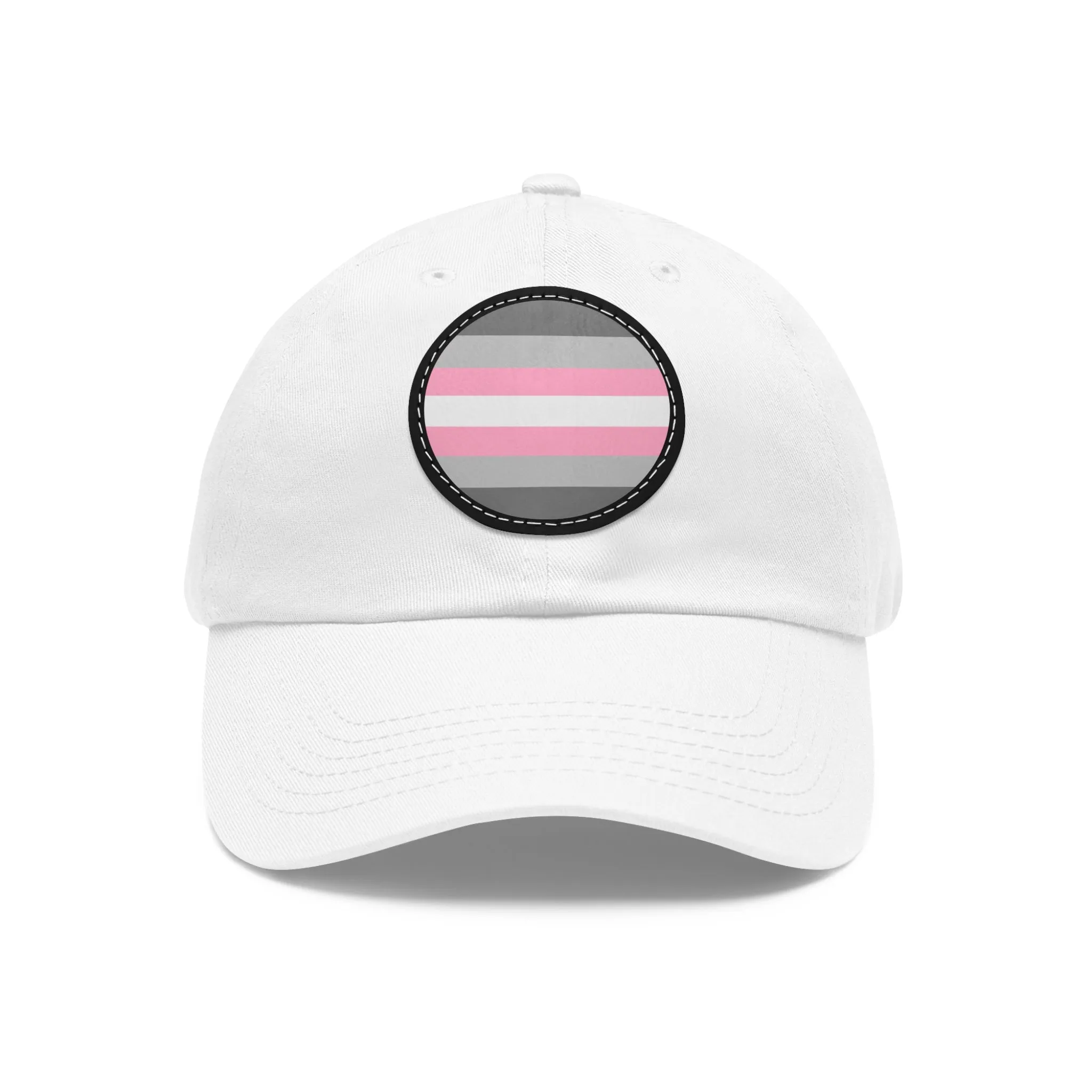 Demigirl Pride Hat with Round Patch