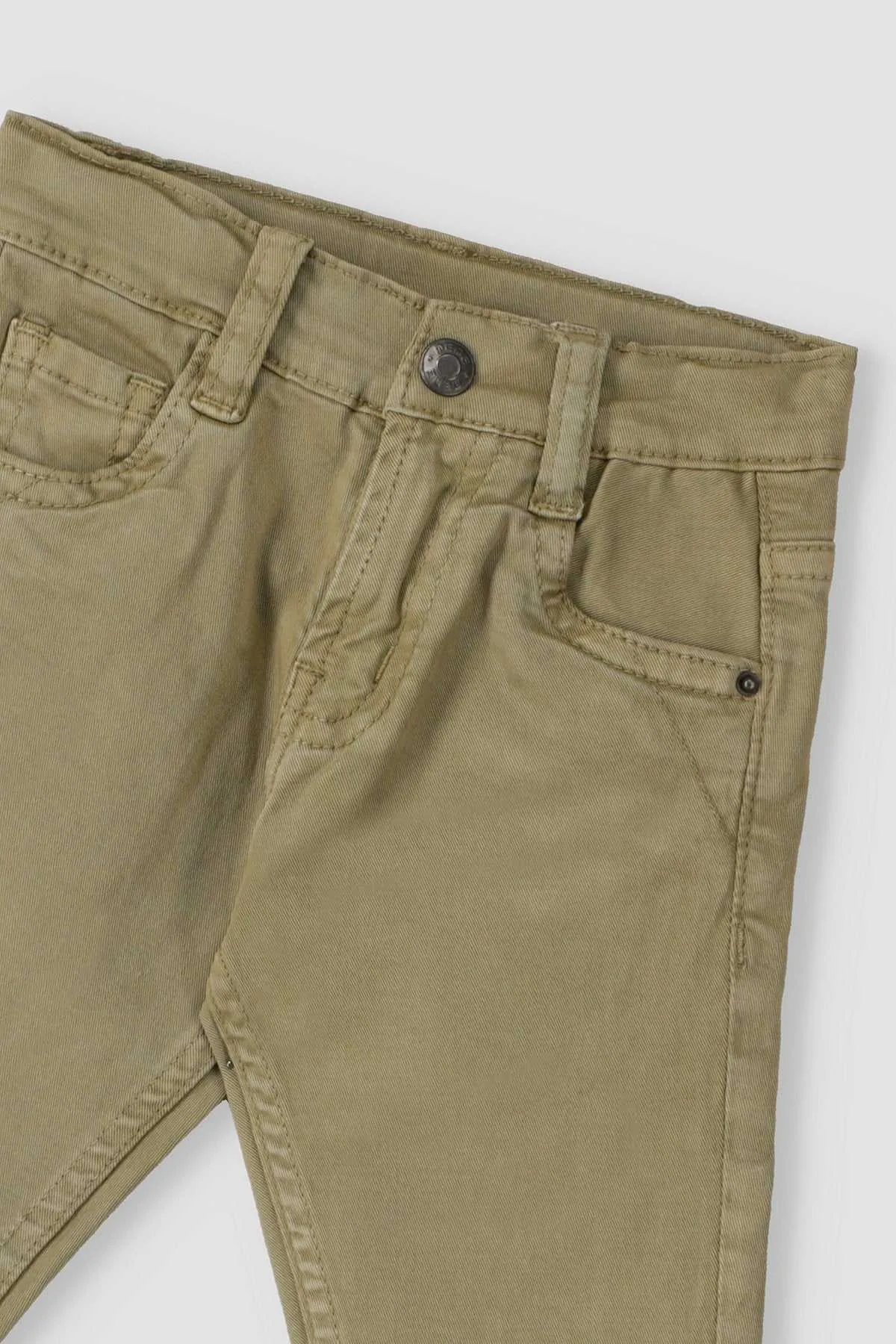 Denim Pant For Baby Boy - Khaki