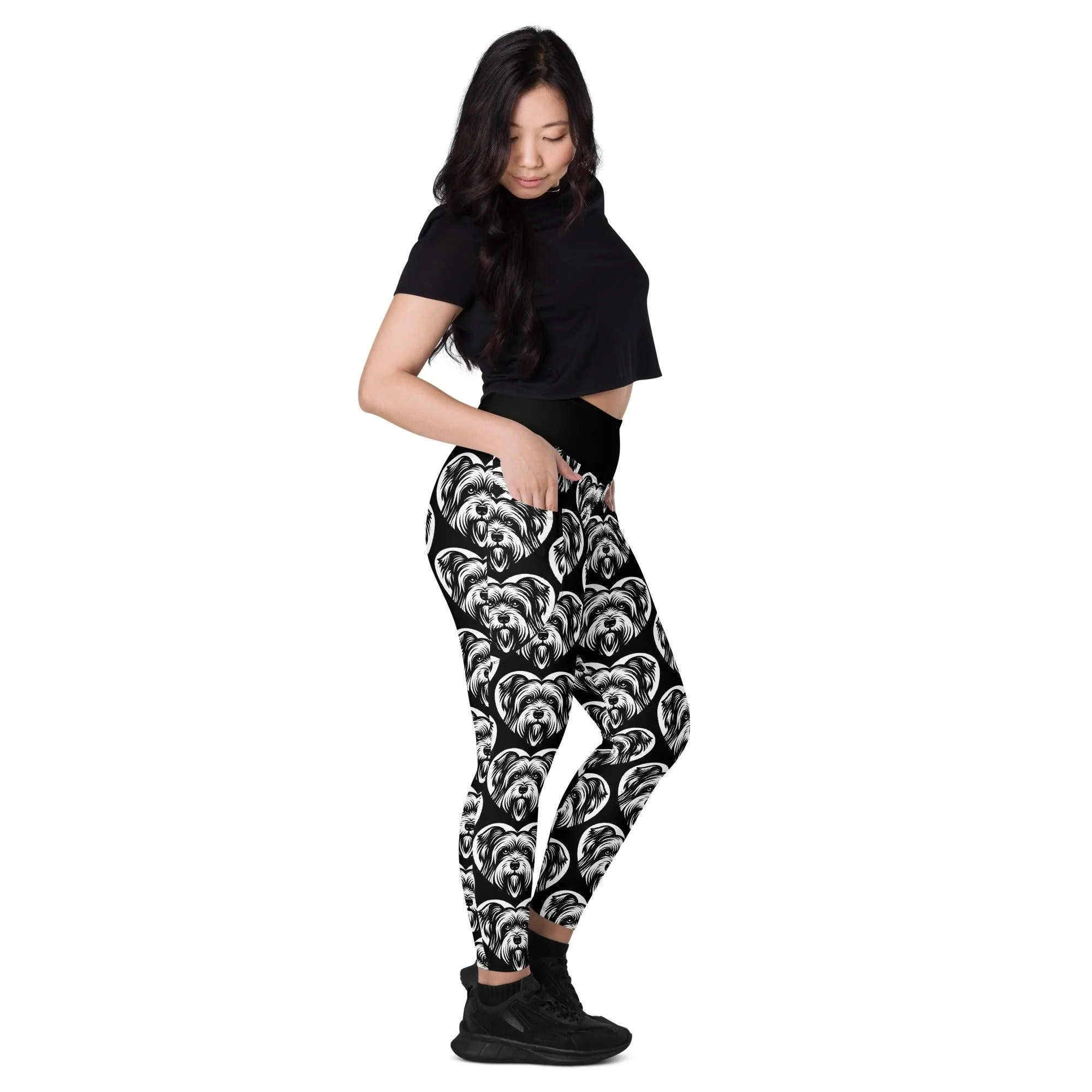 DOG BREED LEGGINGS with pockets - SKYE TERRIER - HERTTAHOUND