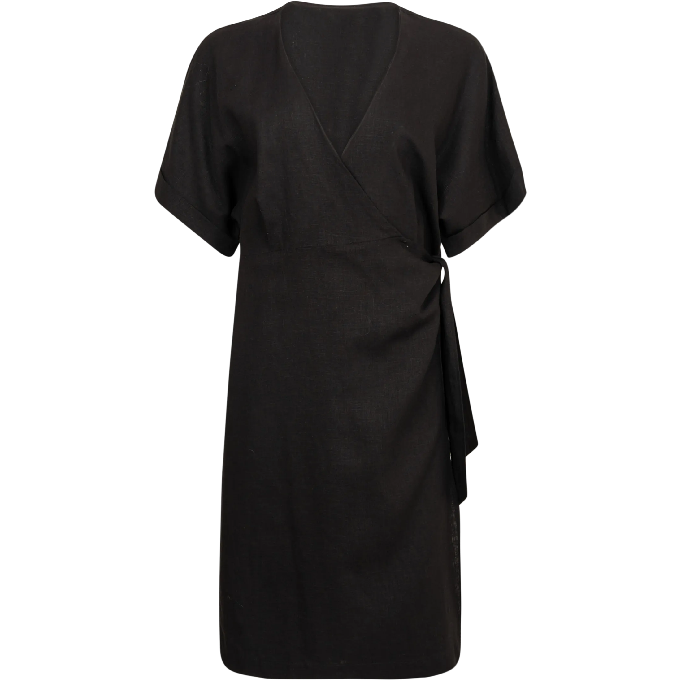 Esi Wrap Dress - Black