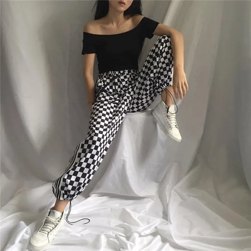 Harajuku plaid pants KF90152