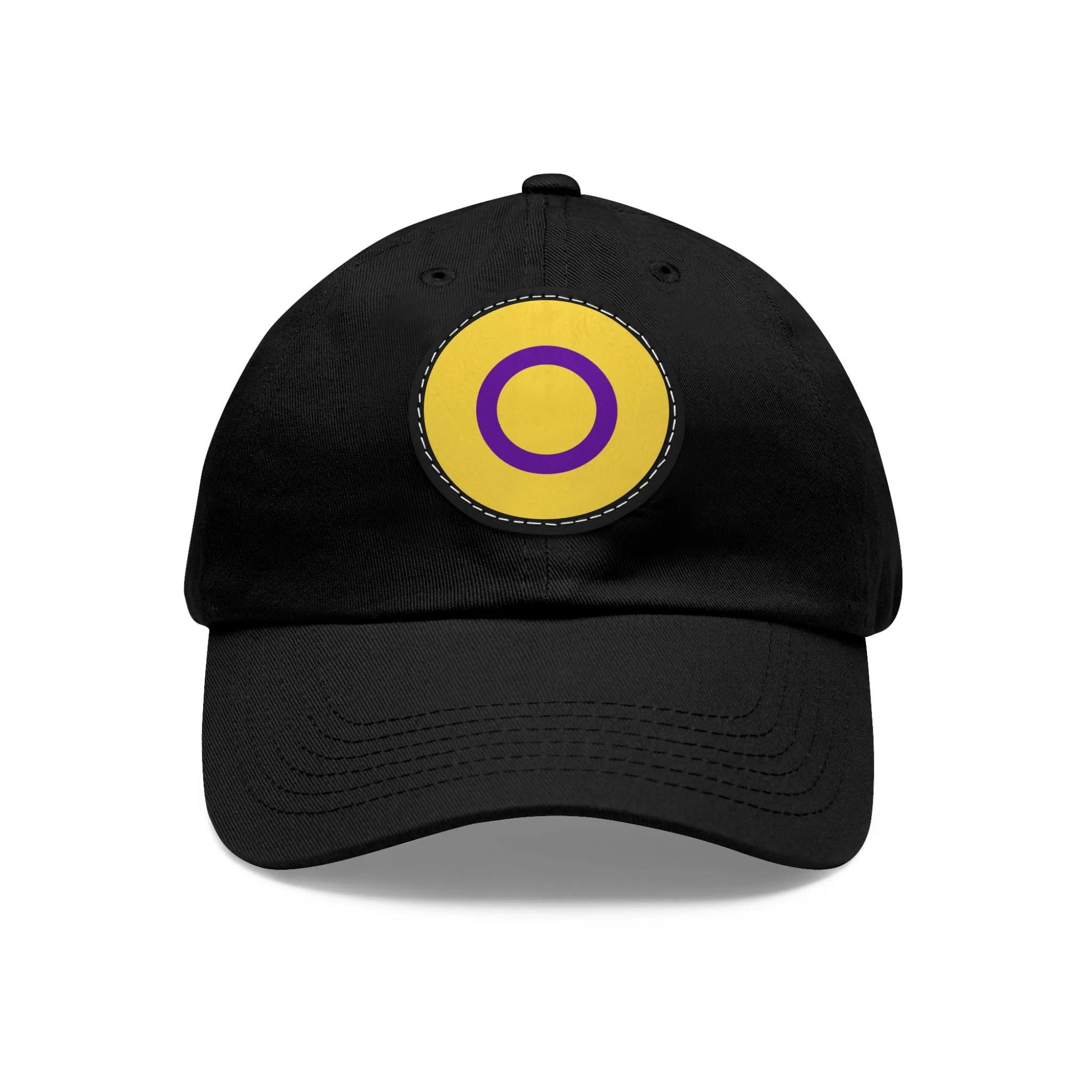 Intersex Pride Hat with Round Patch