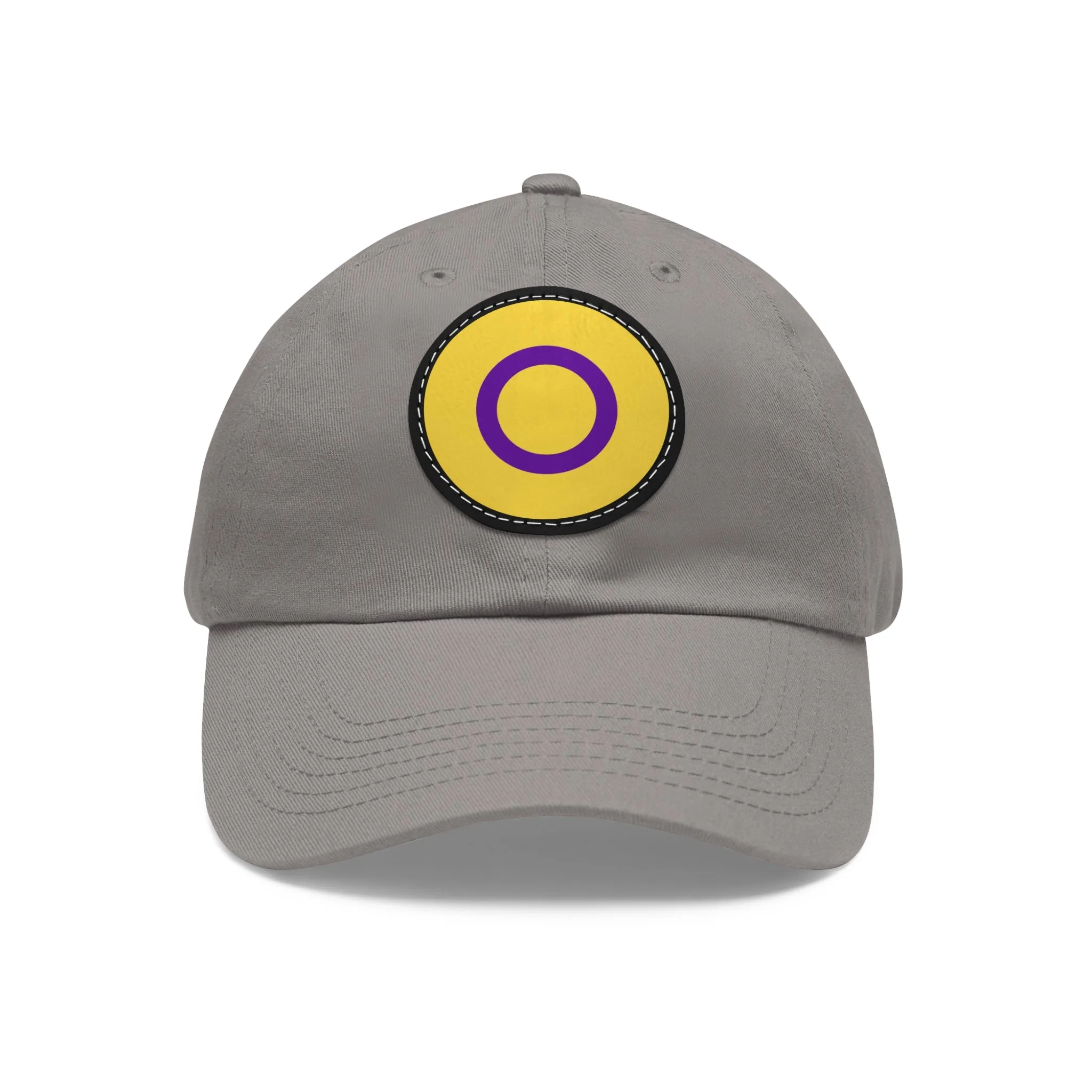 Intersex Pride Hat with Round Patch