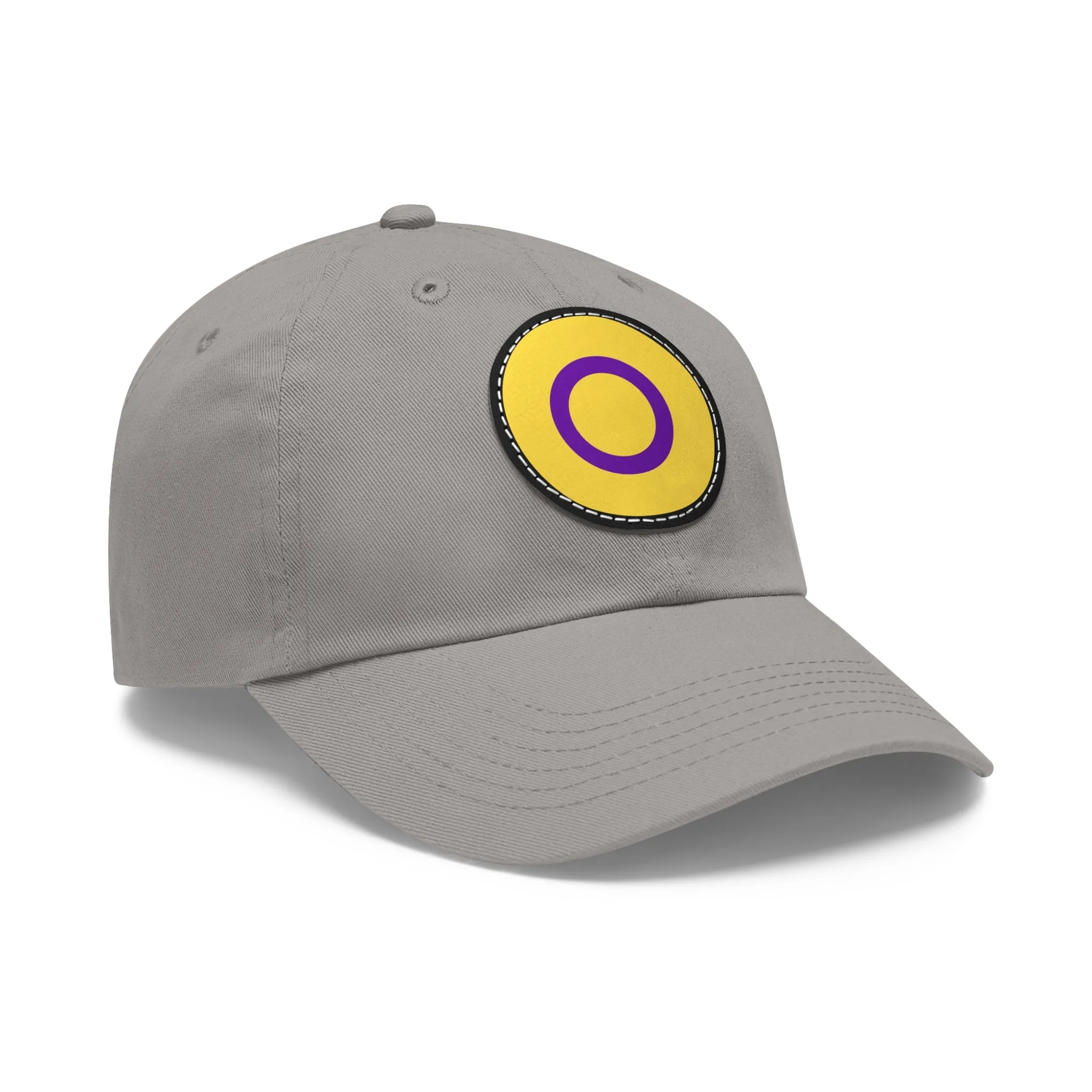 Intersex Pride Hat with Round Patch