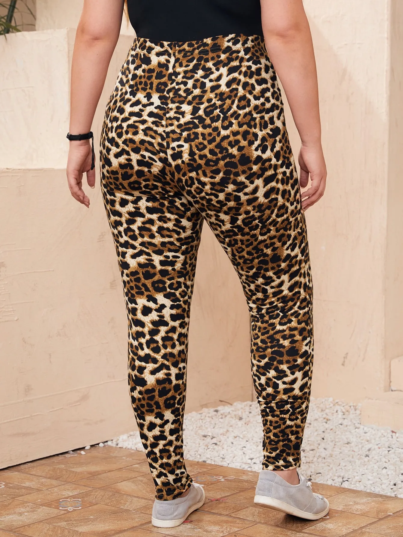 Leopard Long Plus Size Leggings