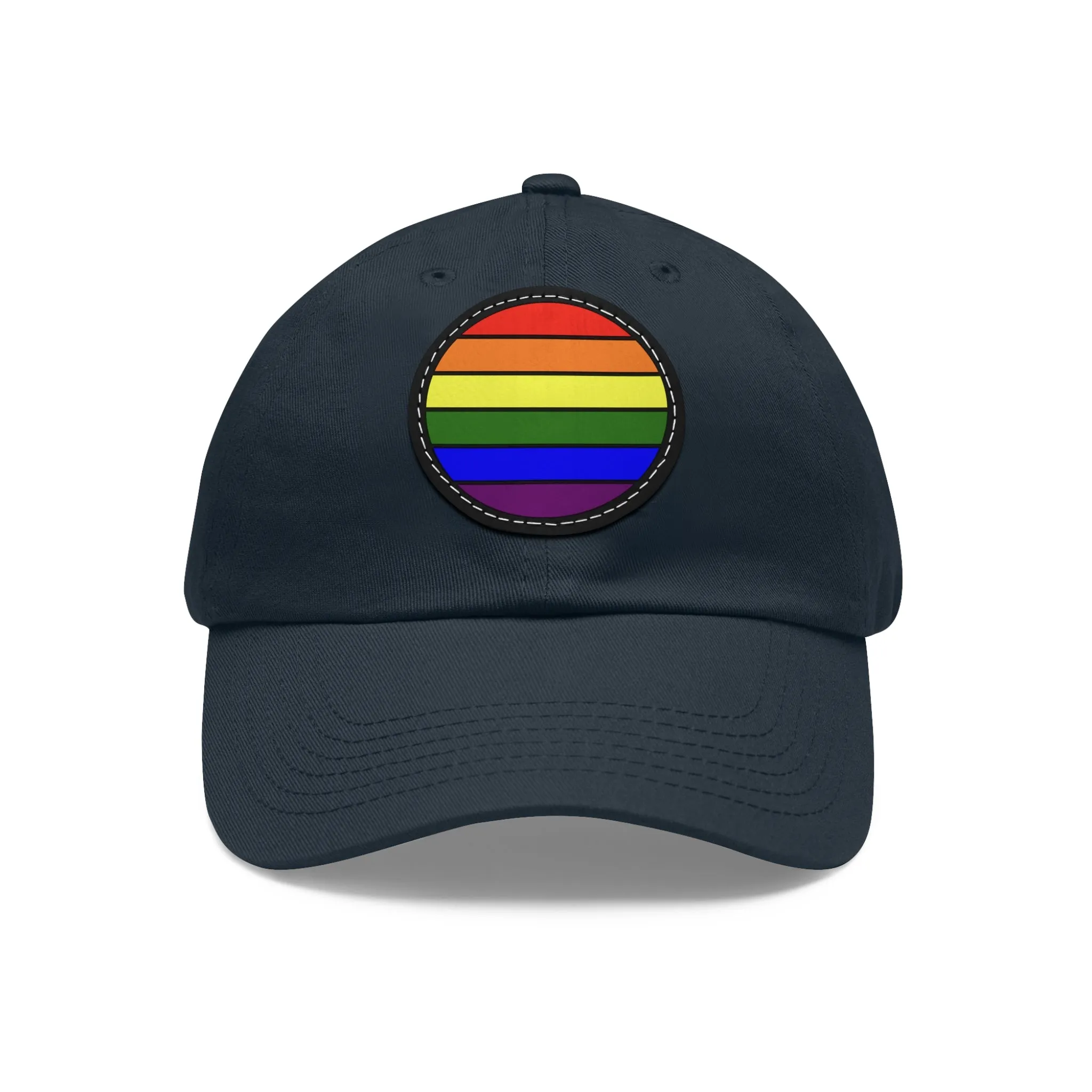 LGBTQ Pride Hat with Round Patch